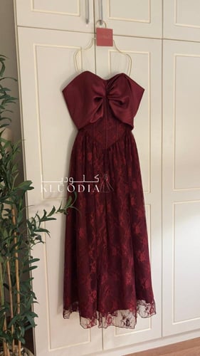 فستان دانتيل سهره اوف شولدر