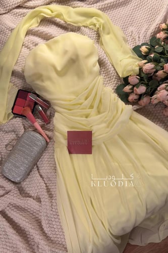 فستان ليموني ناعم