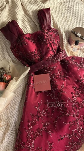 فستان سهره تل مطرز