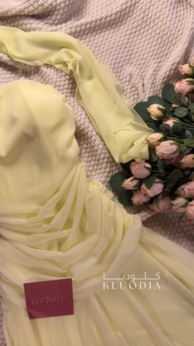 فستان ليموني ناعم