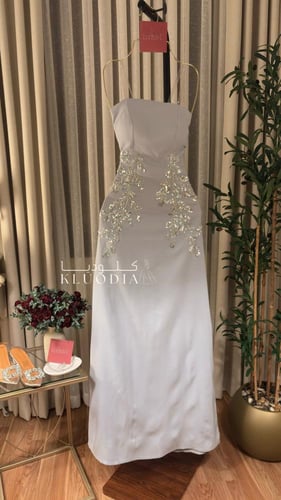 فستان مناسبات انيق بقطعتين منفصله