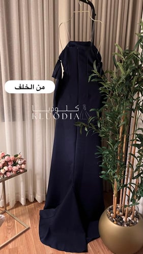 فستان مناسبات كحلي فخم