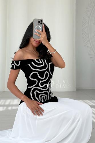 فستان شيفون ناعم للمناسبات