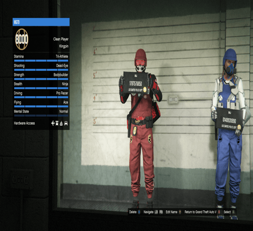 حساب معدل GTA V