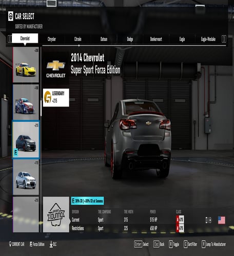 تعديل للعبة Forza Motorsport 7