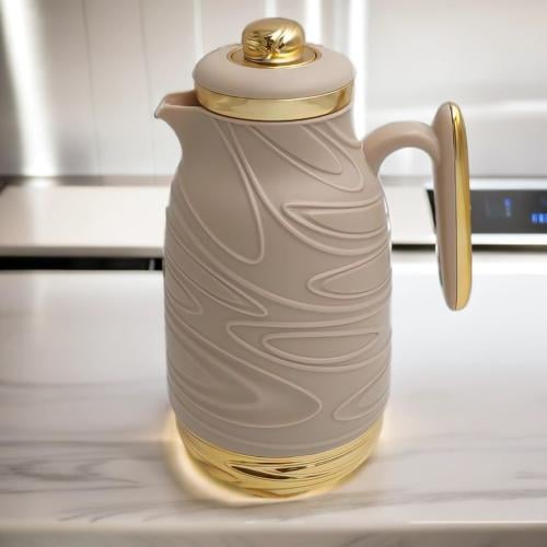 ترمس ايمي - شاي وقهوة 1 لتر بيج وذهبي