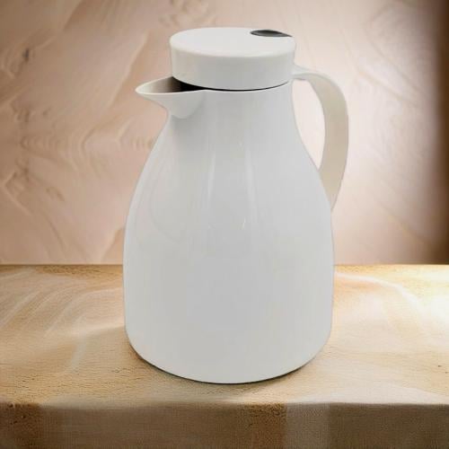 ترمس شاي وقهوة 1 لتر ابيض