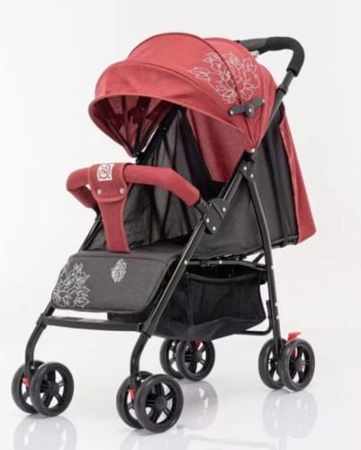 عربية اطفال مريحة مع مظلة قابلة للطي ومقعد قابل لل...