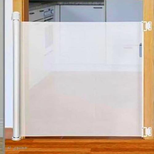 حاجز اطفال قابل للسحب يتمدد الى 180 سم لون ابيض