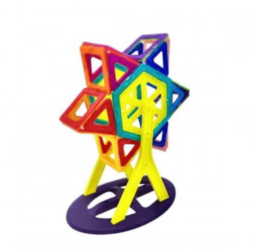 لعبة مغناطيس 78 قطعة تركيب وبناء تعليمية للاطفال ب...