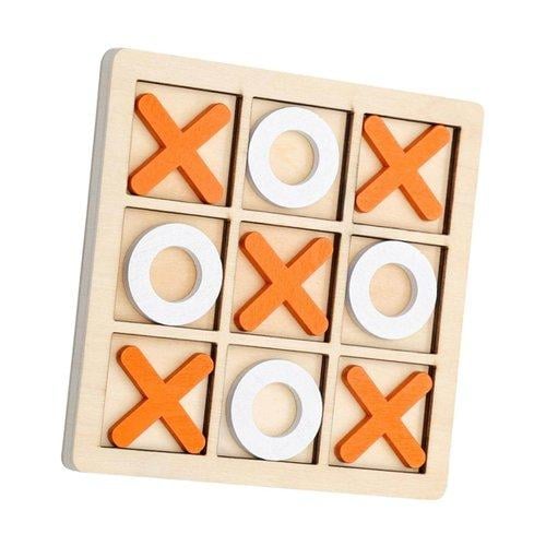 لعبة اكس او XO الخشبية حجم كبير 45×45 سم اللون عشو...