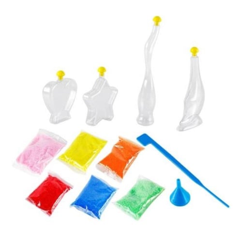 عبوات فن الرمل البلاستيكية