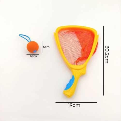 لعبة المضرب الشبكي والكرة المطاطية لشخصين
