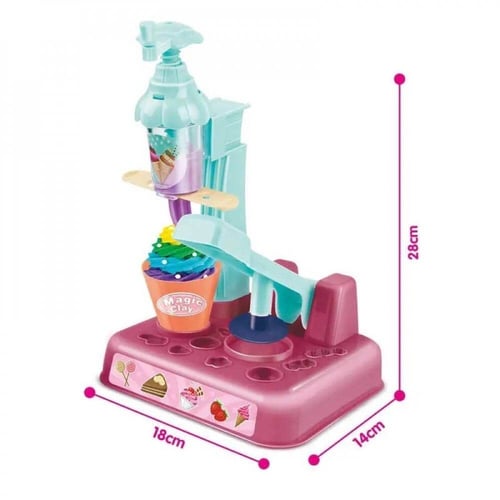 مكينة تشكيل صلصال يدوية مع الادوات والقوالب