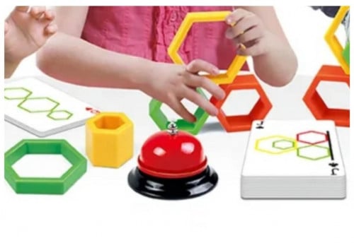 لعبة تحدي الاشكال السداسية