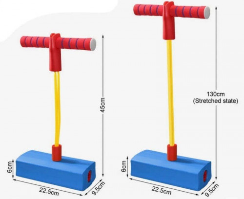 نطيطة المرح عصا القفز لعبة رياضية الحجم الوسط