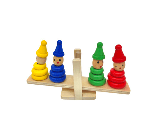 لعبة توازن المهرج الخشبية