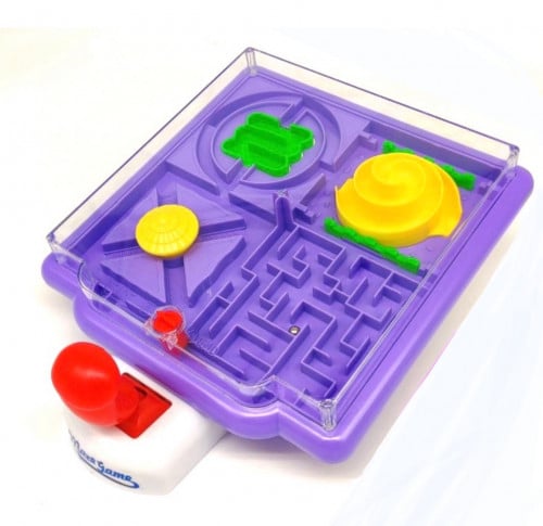 لعبة المتاهة 4 في 1 ثلاثية الابعاد مع يد توازن