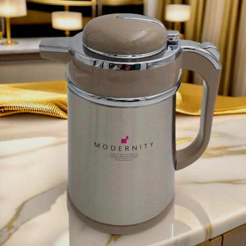 ترمس شاي وقهوة 1 لتر بني أنيق