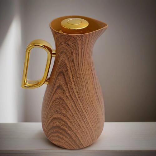 ترمس ايفر لين - شاي وقهوة 1 لتر خشبي