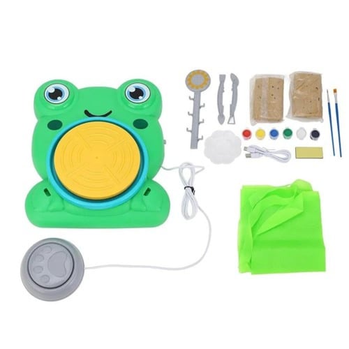 عجلة صنع الفخار التعليمية للاطفال