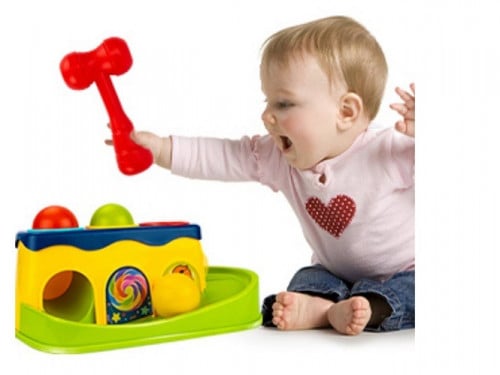 لعبة المطرقة التعليمية الحركية