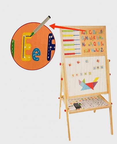 سبورة خشبية للاطفال متعددة الوظائف سبورة تعليمية و...