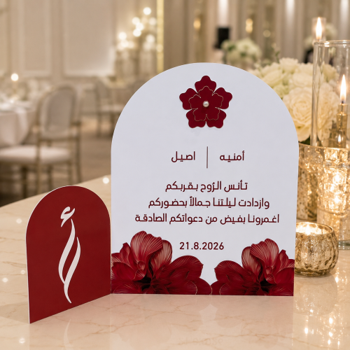 كرت طاولة | تصميم عودي
