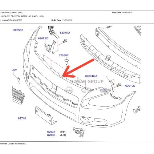 صدام امامي مكسيما بدون فتحات الحساس 2010/2015-تايو...