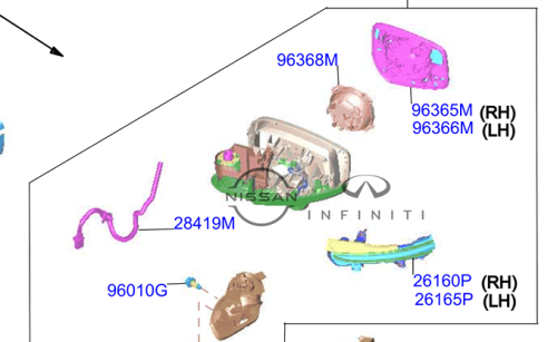 مراية باب صني المكسيكية 2021/2023 مع الاشارة