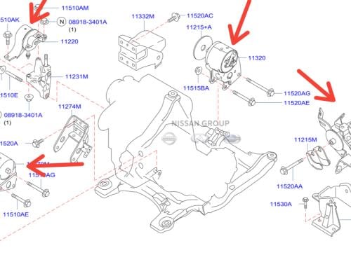 طقم كراسي مكينة نيسان التيماء 2004/2005 6 سلندر