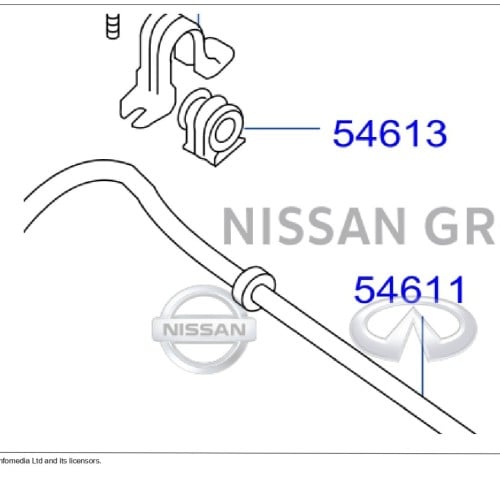 جلدة عمود توازن امامي نيسان باثفندر 2013/2014
