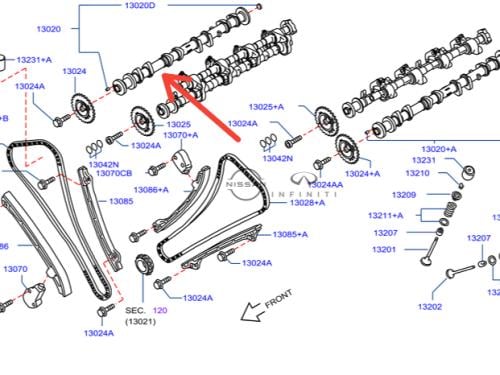 عمود تايمن نيسان باترول مكينة 400
