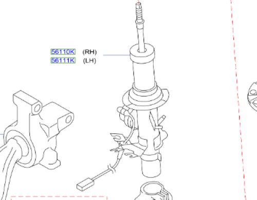 مساعد امامي انفنيتي FX50/FX35/QX70 سبورت 2008/2018