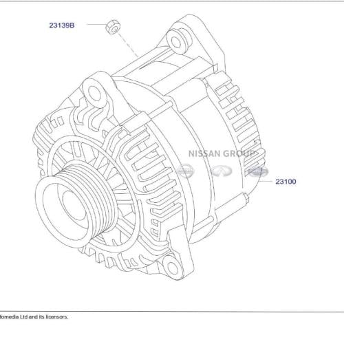 دينمو نيسان باثفندر كلاسيك 2006/2012 PATHFINDER صن...