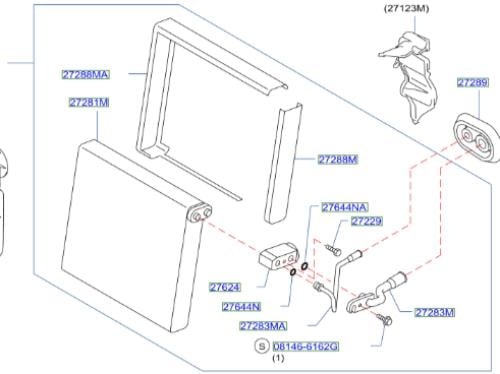 ثلاجة مكيف انفنتي FX 2008/2010-اصلي وكالة