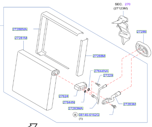 ثلاجة مكيف انفنتي G35/37/25 SEDAN ( 2006 - 2014 )-...