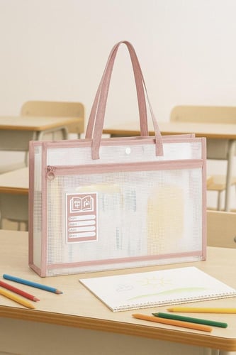 حقيبة مدرسية للأوراق والكتب وأدوات الفنية