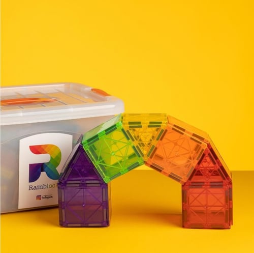 مكعبات البناء المغناطيسية 120 قطعة | 120ps Magneti...