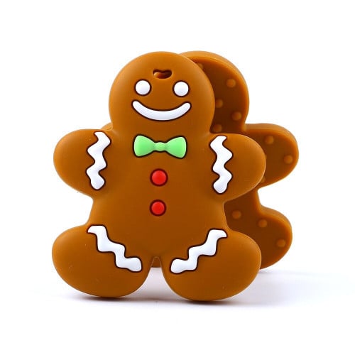 عضاضة سيليكون جنجر بريد | Silicone Gingerbread Tee...