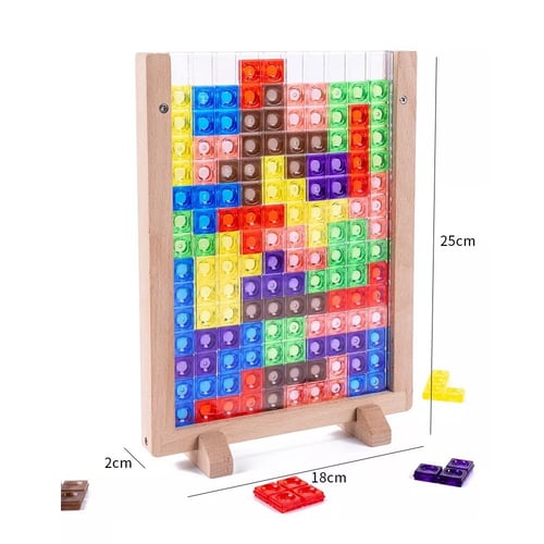 لعبة ببناء ذكاء تتريس ثلاثية الابعاد | 3D Tetrs iC...