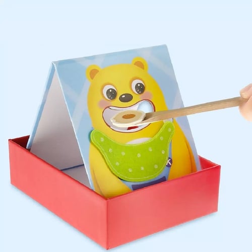 العاب خشبية مونتيسوري اطعام الدب | Wood Montessori...