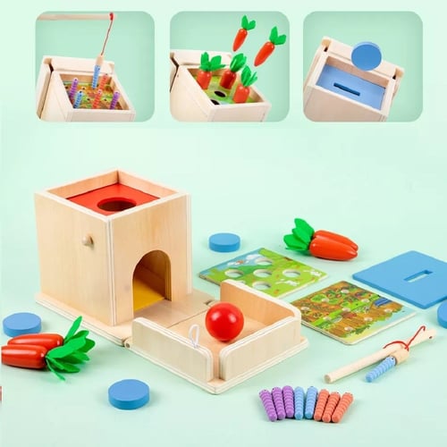 صندوق لعب 4 في 1 المهارات المتعددة Play Box 4 in 1