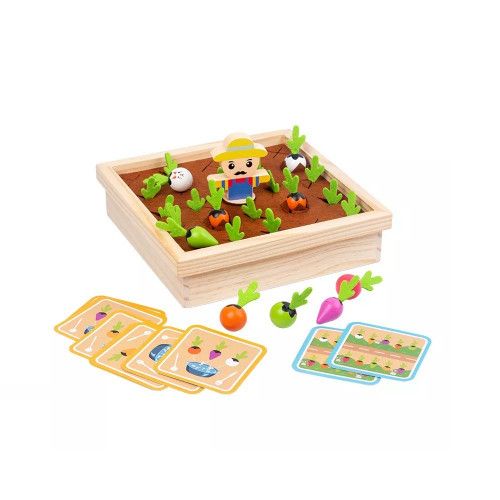 لعبة حصاد الفجل الملون منتسوري | Montessori Colorf...