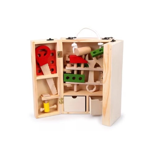 حقيبة عدة النجار الخشبية | Wooden Carpenter Tool B...