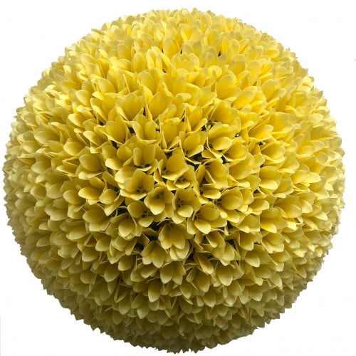 كرة عشب صناعي اصفر