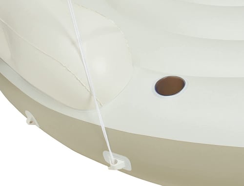 سرير استرخاء دائري مع حامل اكواب