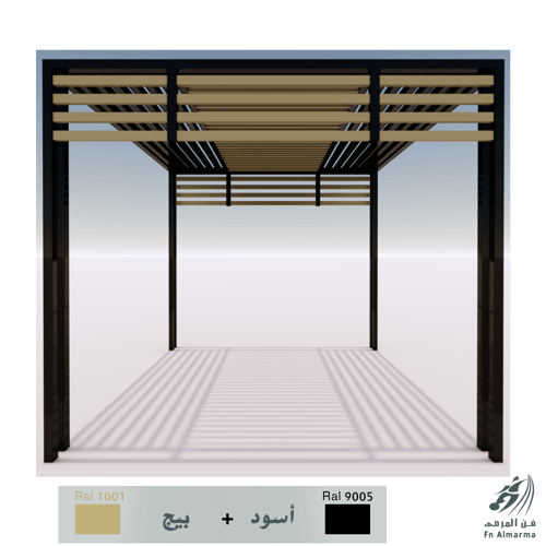 برجولا حديد-سكوير