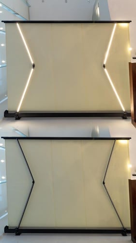 مظلة كهربائية متحركة