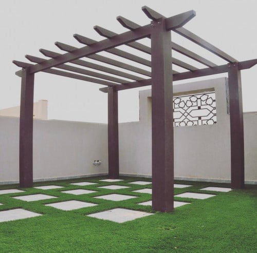 مظلة بديل الخشب جاهزة 5م*4م